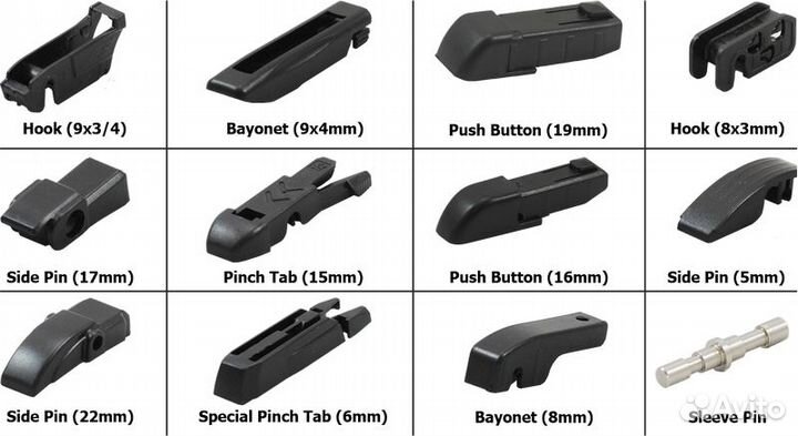 Щётка стеклоочистителя каркасная 450мм