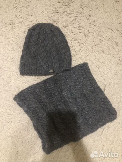 Шапка с шарфом в комплекте