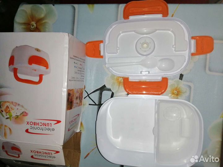 Контейнер для еды с электроподогревом (ланч-бокс)