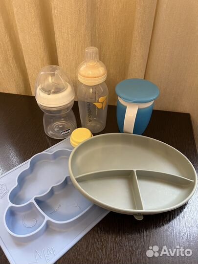 Детская посуда и бутылочки