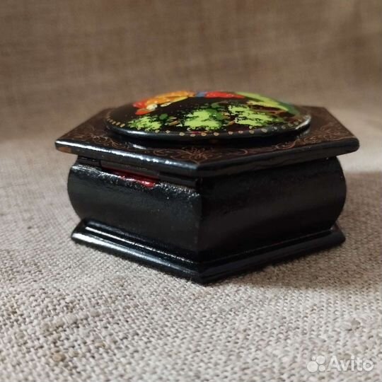 Шкатулка Палех. Царевна-лягушка