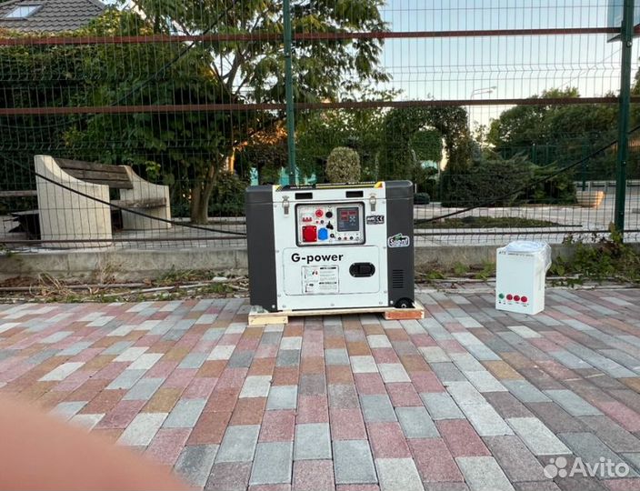 Генератор дизельный 10 kW g-power трехфазный