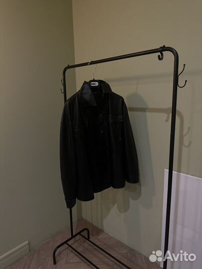 Кожаная рубашка lime, S