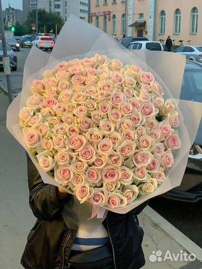 101 Роза Цветы Букеты Пионы