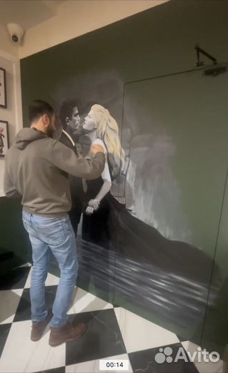 Роспись стен, оформление стен