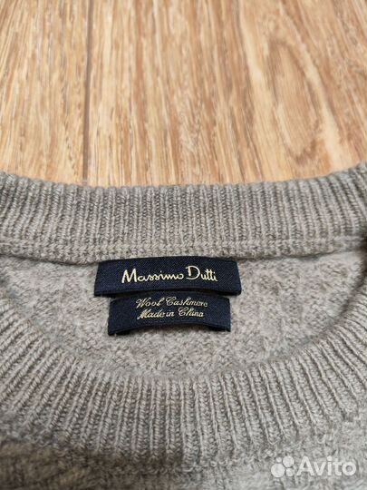 Massimo Dutti джемпер мужской S шерсть