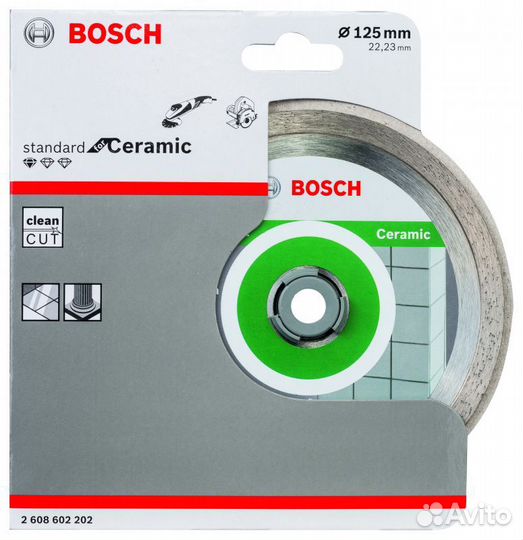 Алмазный диск bosch 2608602202