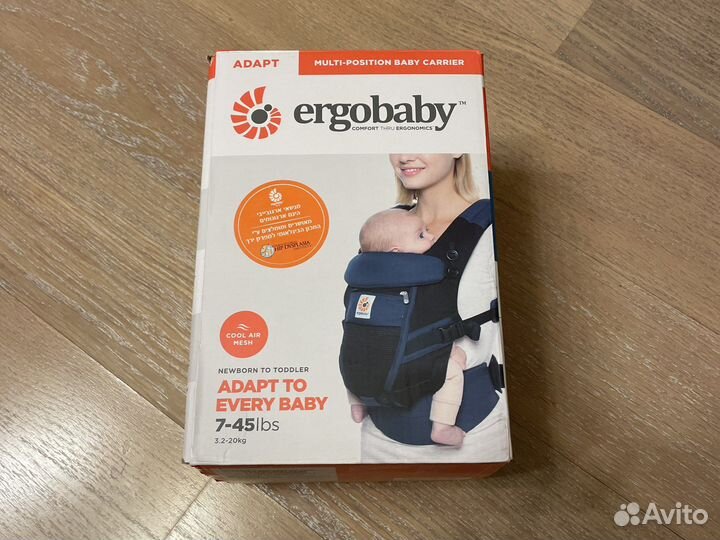 Эргорюкзак ergobaby adapt cool AIR - raven