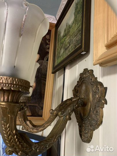 Бра сталинский ампир. Бронза