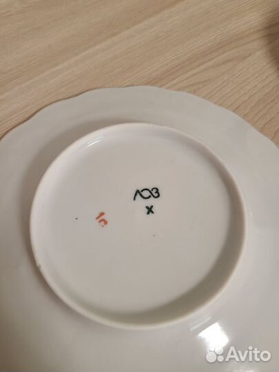 Масленка фарфор СССР