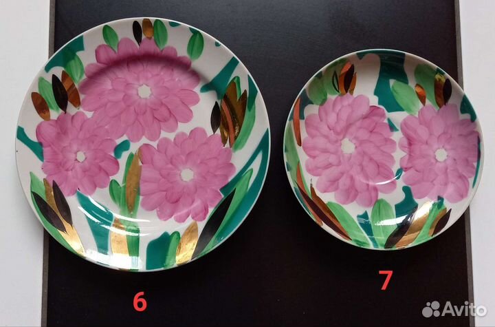 Тарелки блюдца СССР фарфор фаянс советский