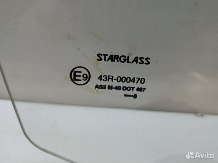 Стекло двери переднее правое Opel Ascona 1982-1988
