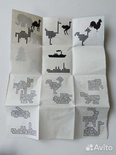 Головоломка игра СССР Силуэт Пифагор Маневр