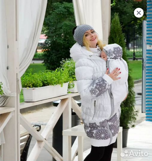 Куртка для беременных и слингокуртка 3 в 1, 42р