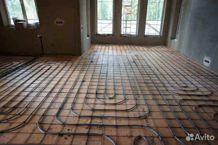 Сантехник Монтаж отопления. Тёплый пол. Водоснабже