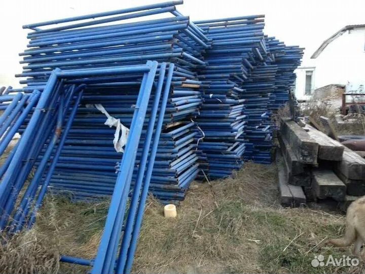 Леса строительные рамные. Аренда