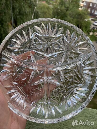 Менажница хрусталь Богемия