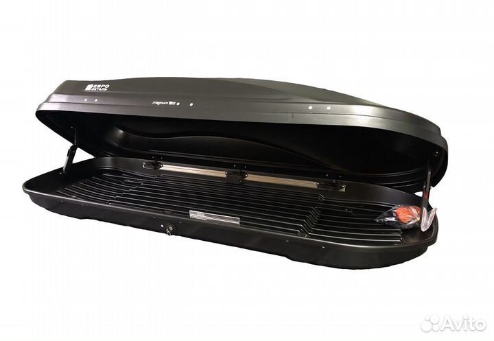 Бокс багажный ED Магнум 580 черный карбон