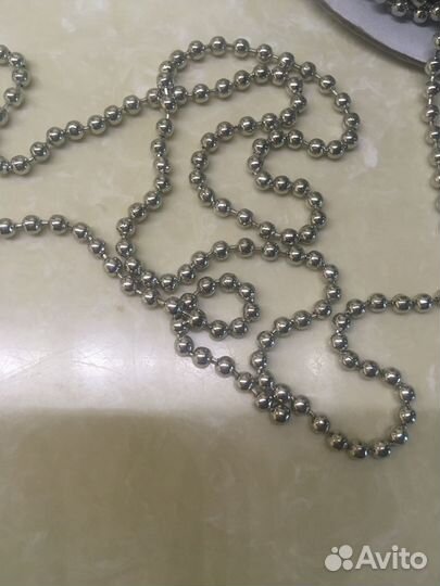 Цепь шариковая металлическая