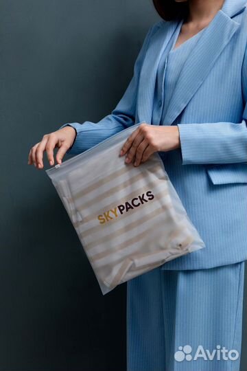 Зип лок пакеты на бегунке 100 микрон