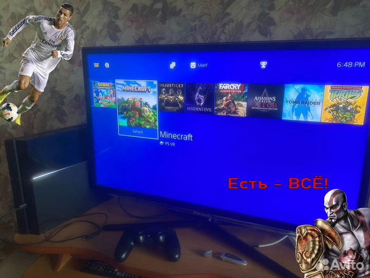 PlayStation 4 Прошитая 9.00 Hen все игры бесплатны