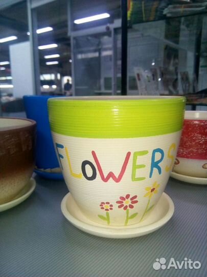 Горшки цветочные керамика