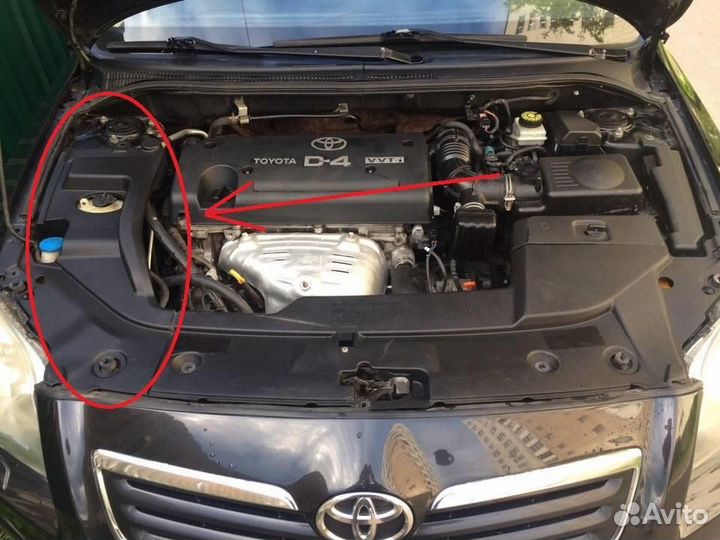 Подкапотный пластик Toyota Avensis 2