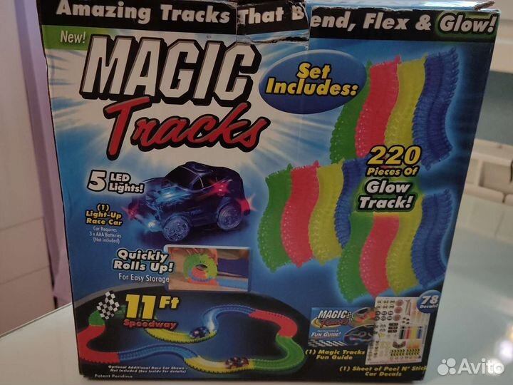 Magic tracks светящийся гибкий трек
