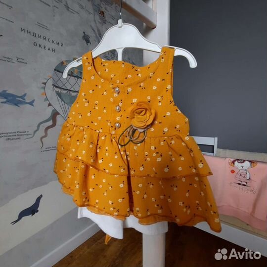 Костюм блузка шорты для девочки 86 и 92