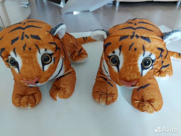 Мягкая игрушка тигр 2 шт
