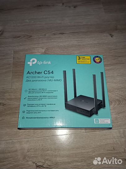 Wi-fi роутер tp-link archer c54