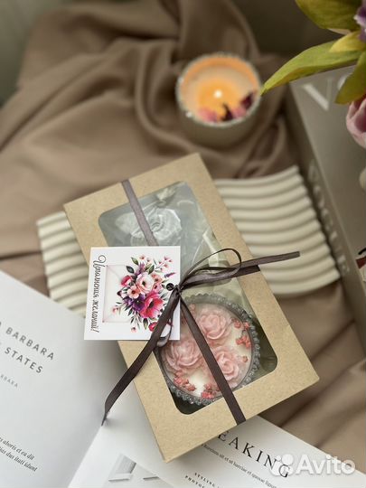 Свечи ручной работы в гипсе