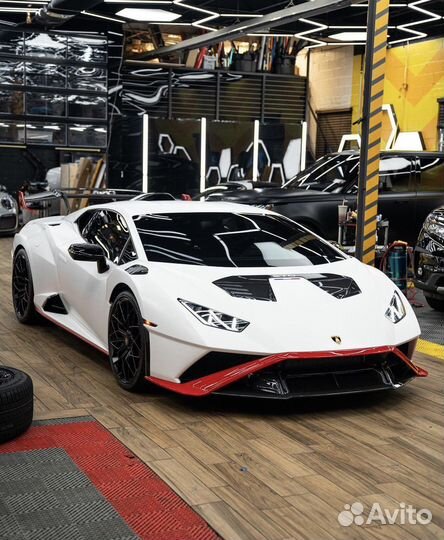 Lamborghini STO - полировка пленка тюнинг