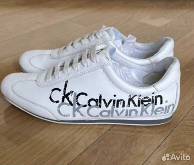 Кроссовки Calvin klein, оригинал,нат.кожа,38-39р-р