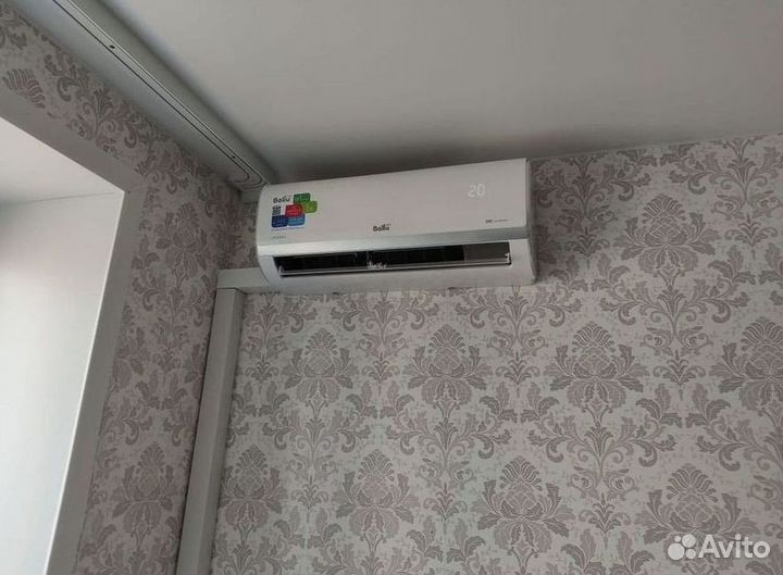 Сплит система с установкой