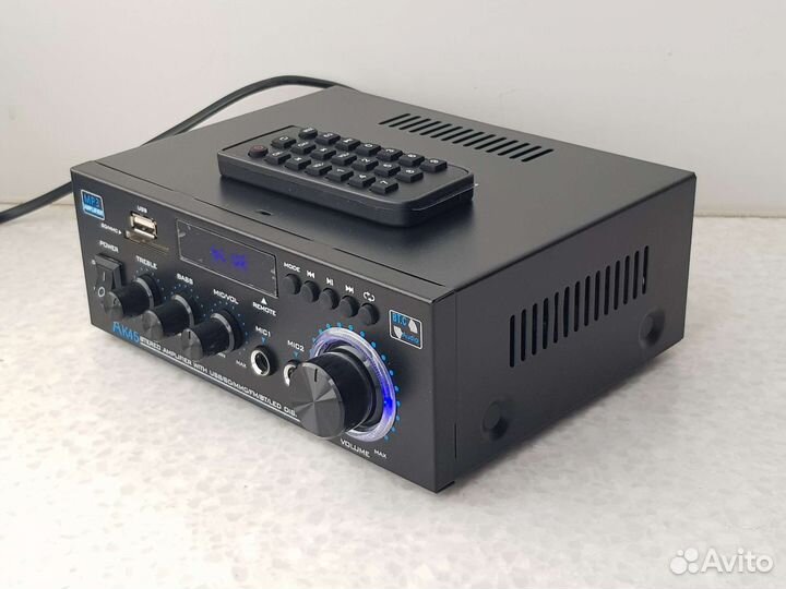 Усилитель с Bluetooth, USB, Radio ak-45 (ак-45)