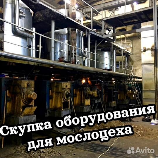 Скупка оборудования для маслоцеха и маслозавода