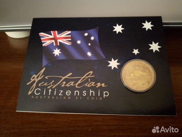Монета 1 доллар 2015— Австралийское гражданство