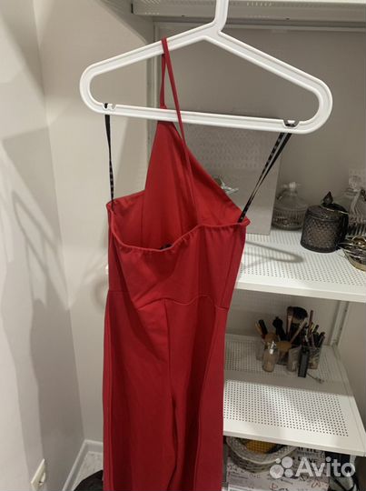 Новый Комбинезон Missguded красный палаццио