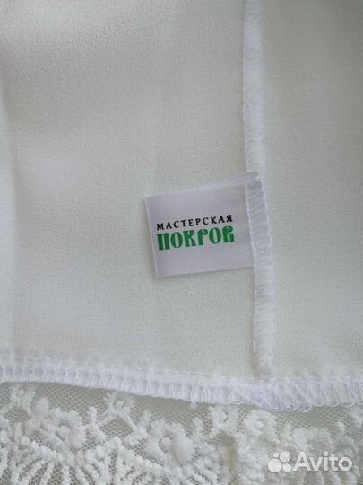 Снуд, платок женский для крестин, венчания, храма