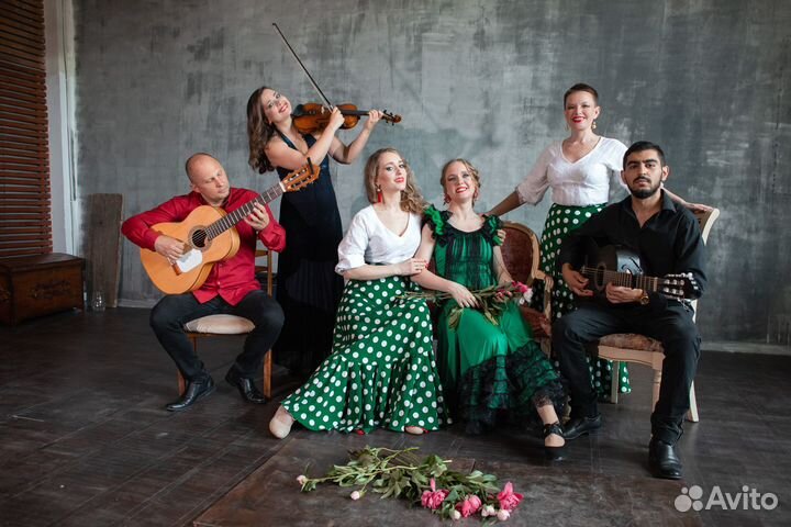 Артисты на праздник, Фламенко-шоу, Живой звук