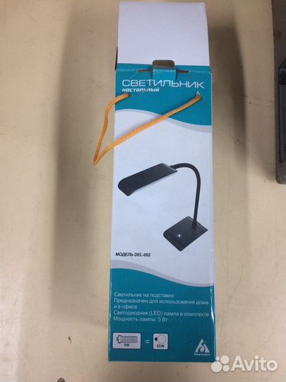 Светильник настольный, светильник встраиваемый