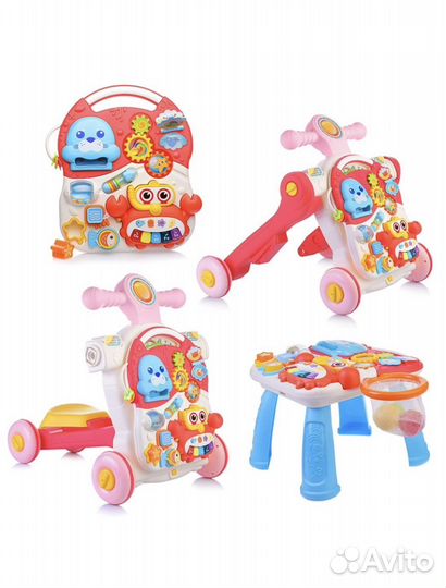 Детские ходунки-каталка 3 в 1