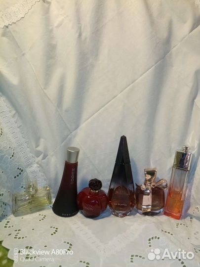 Остатки оригинальной парфюмерии во флаконах
