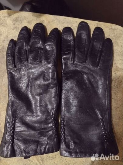 Перчатки кожаные 7 размер