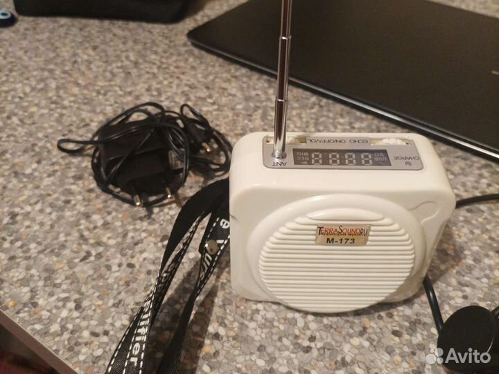 Мегафон поясной, усилитель голоса 15Вт Terra sound