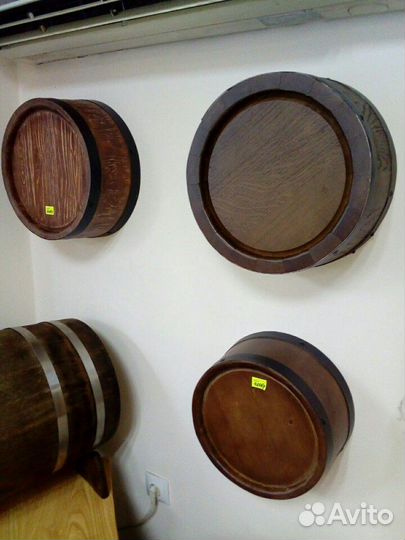 Срезы и муляжи бочек декоративные