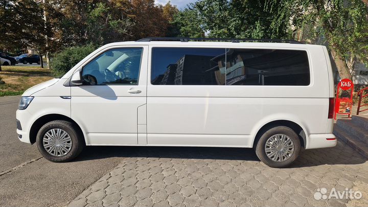 Рейлинги на крышу Volkswagen T5, Длинная база, чер