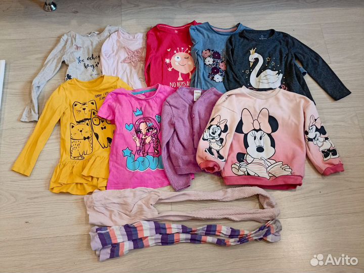 Пакет вещей на девочку 2-4 года