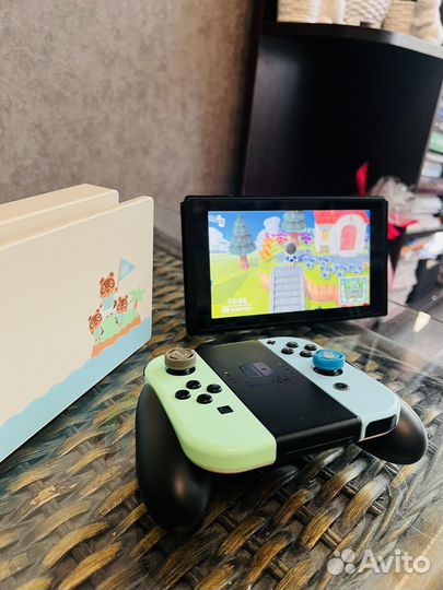 Nintendo switch консоль animal crossing edition